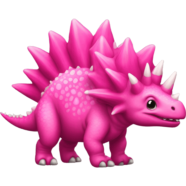 pink stegosaurus emoji