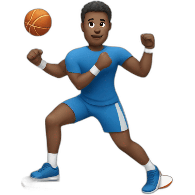 Man doing sport emoji