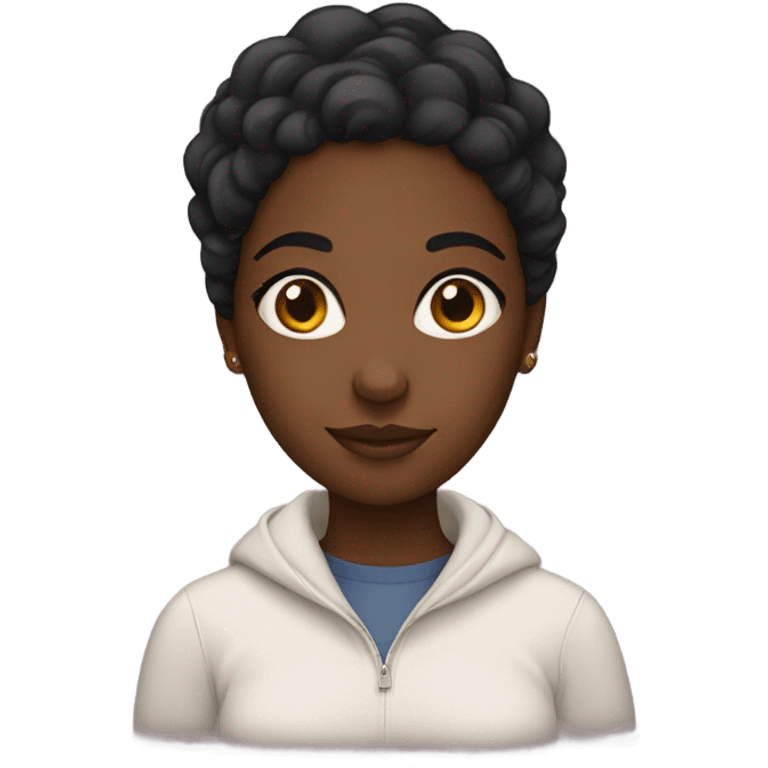 Black girl emoji