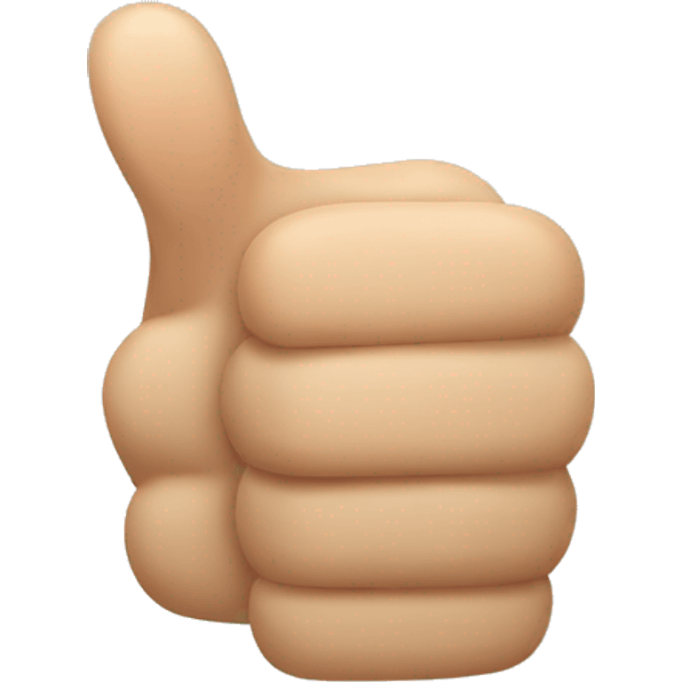 thumbs up, realistic emoji