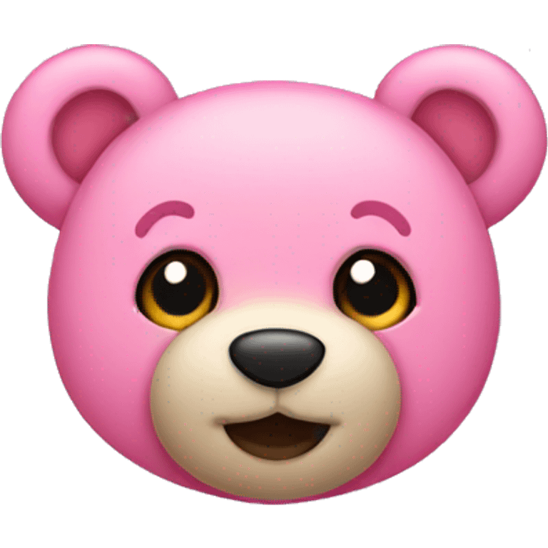 pink teddy bear emoji