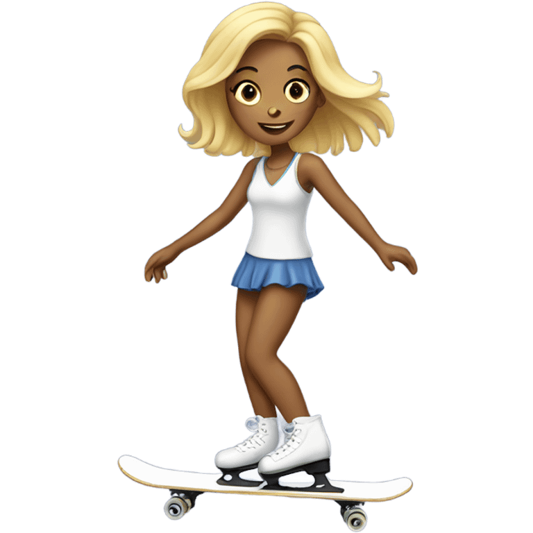 figuring skating girl emoji