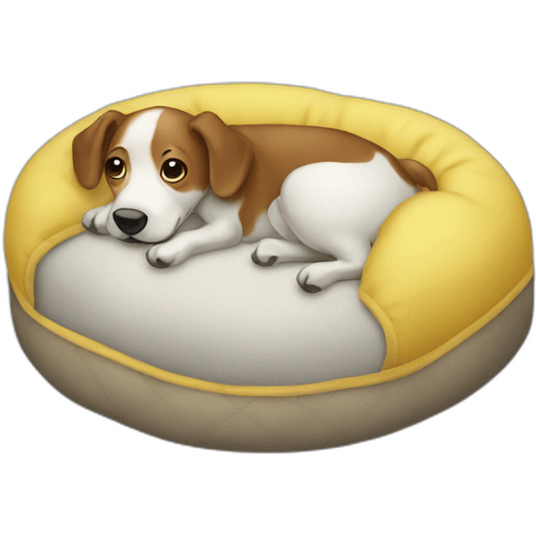 Dog pee bed emoji