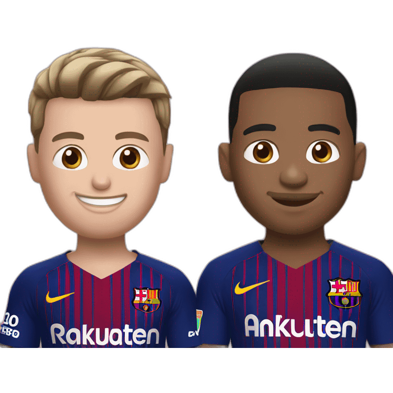 Mbappé et Messi emoji