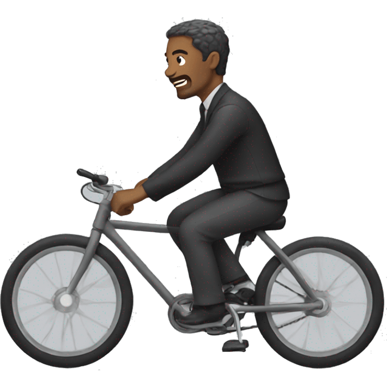 Men wearing a dress riding a bike  emoji