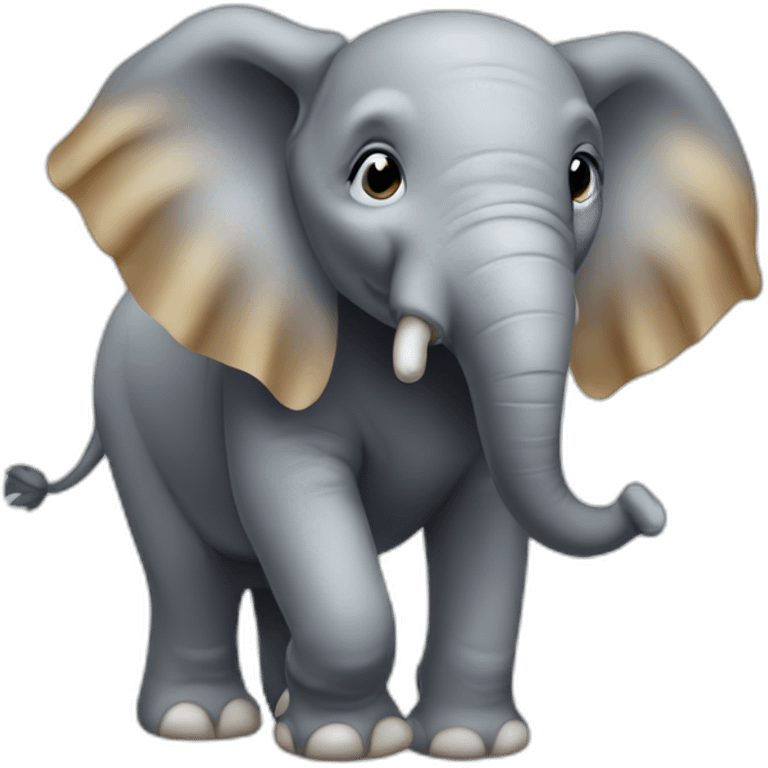 Elefant on acation emoji