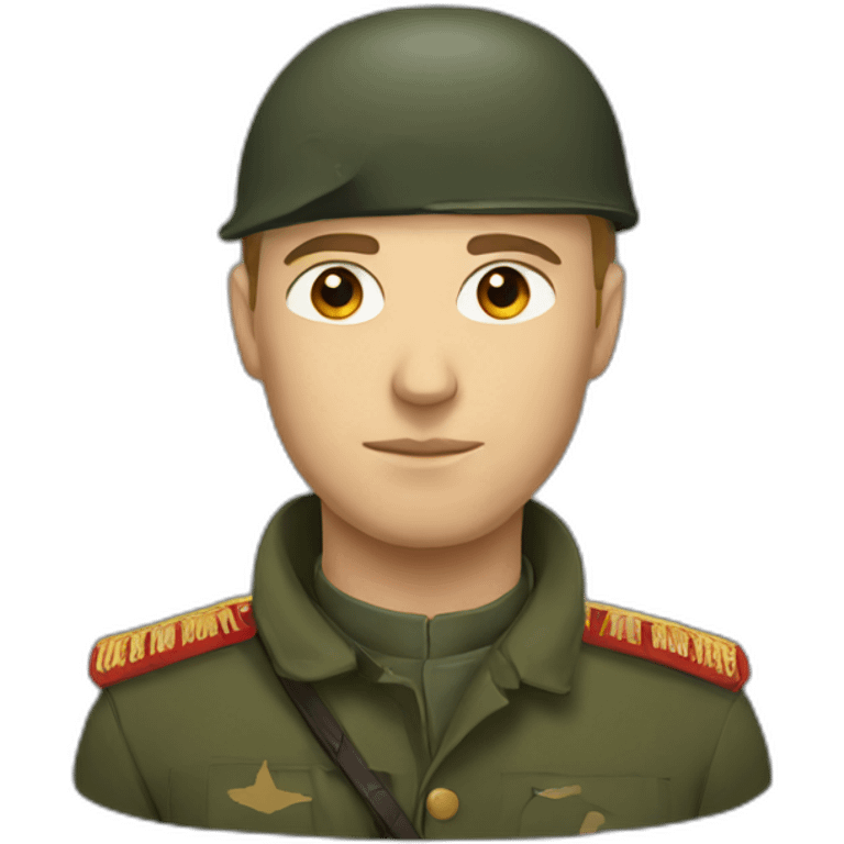 Russian soldier emoji