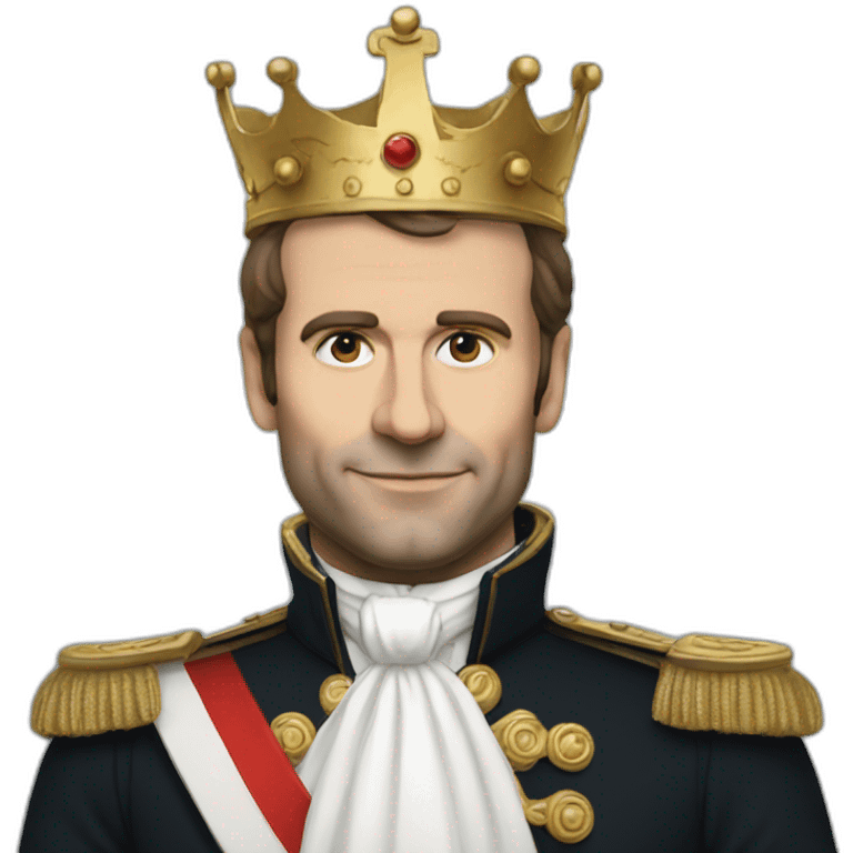 macron king emoji