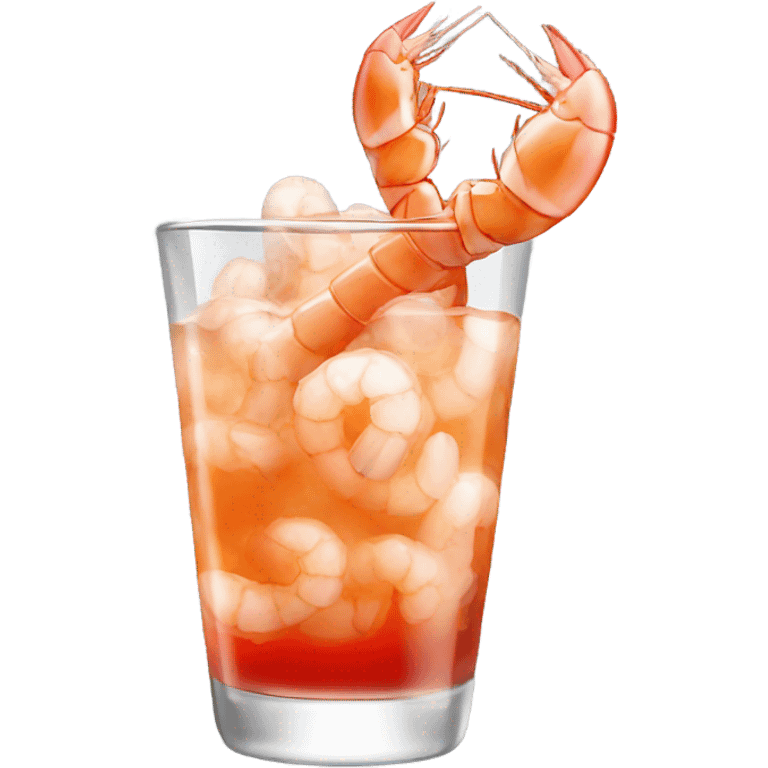 Vladimir Putin shrimp cocktail  emoji