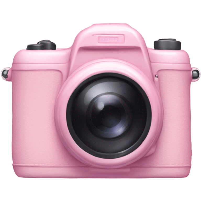  Baby pink camera with girly style emoji