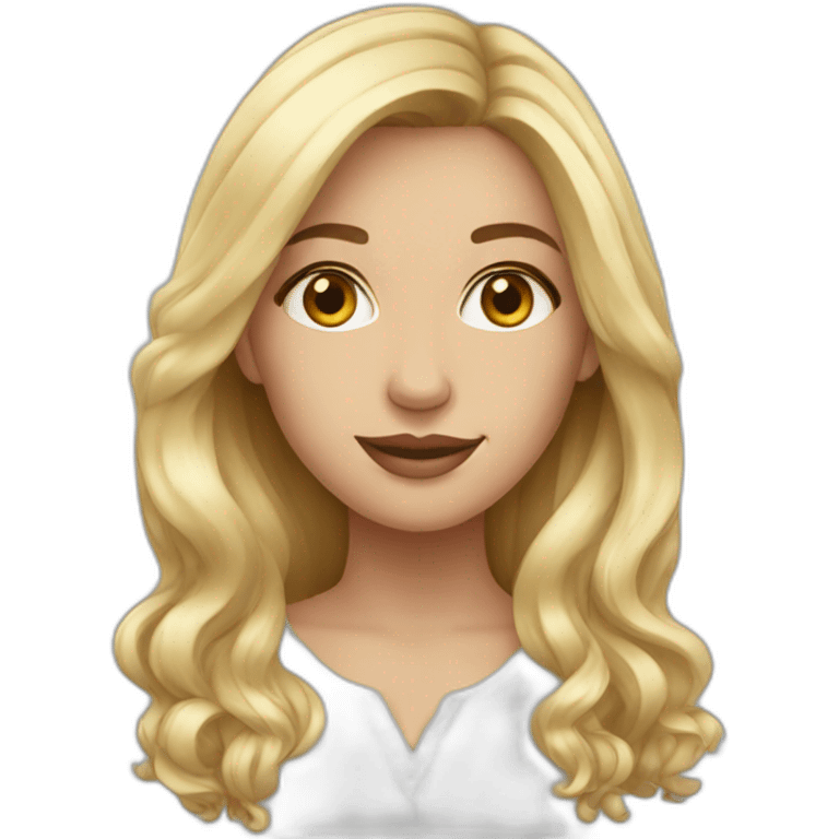 beautiful young white woman emoji