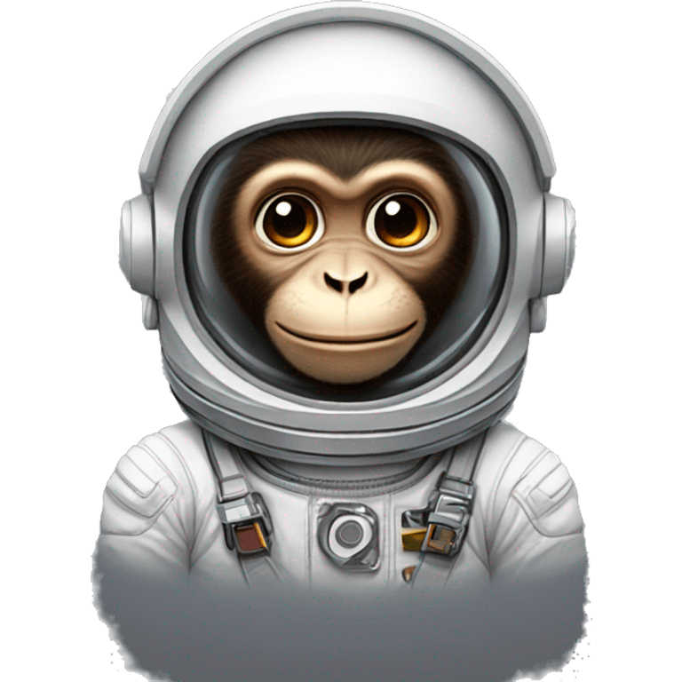 Monkey astronaut  emoji