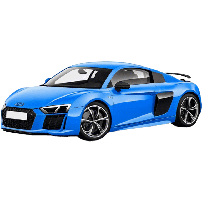 Audi R8 - Audi (Model Year: 2022)(Iconic Blue and Black) emoji