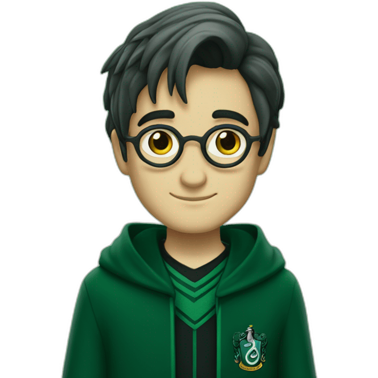 harry potter in slytherin emoji