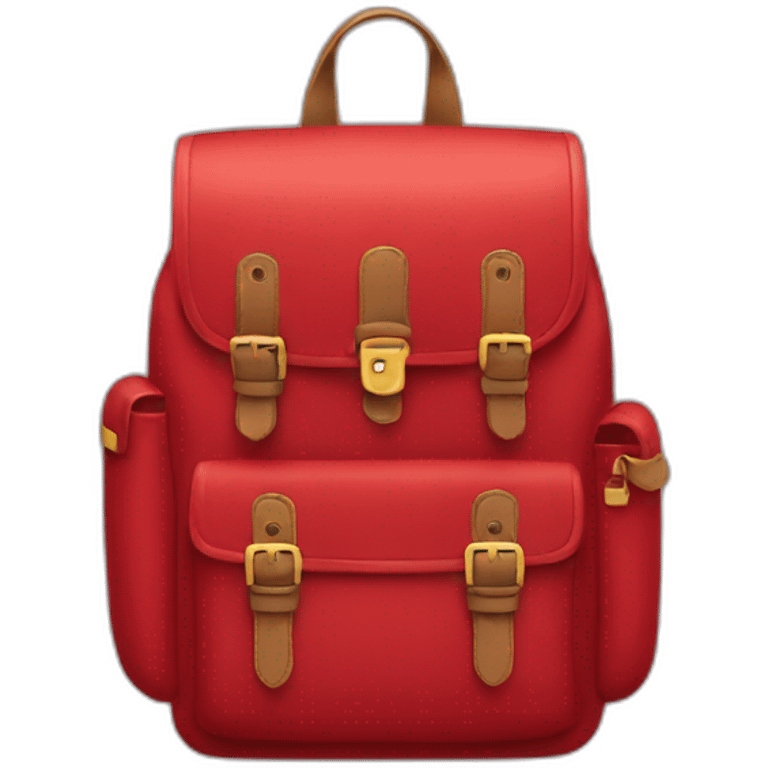 Red book bag emoji