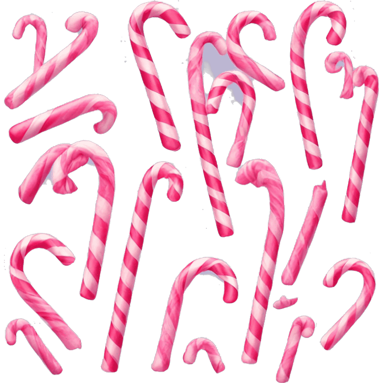 pink candy cane emoji