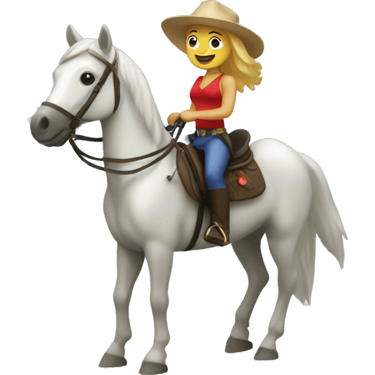 beach horseback riding adventure emoji