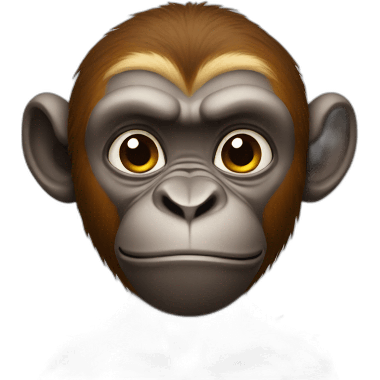 strong monkey emoji