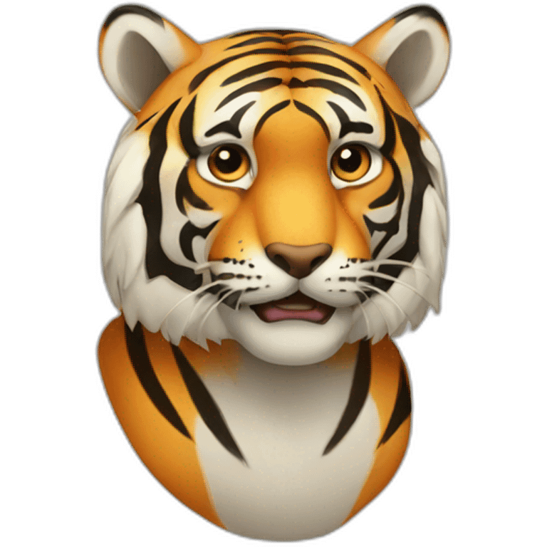 The tiger that secretes emoji