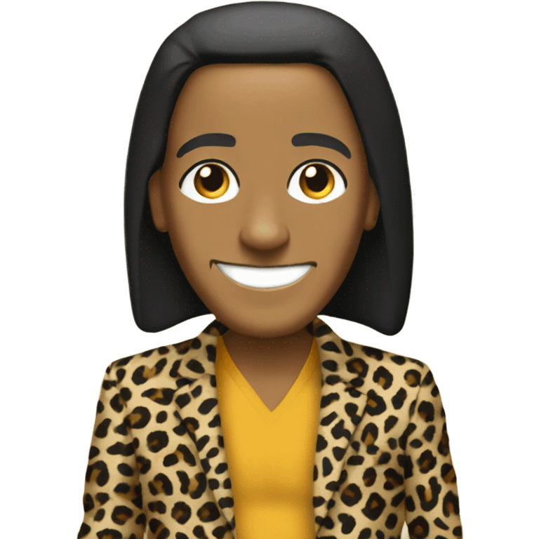 Obama wearing a cheetah spandex suit  emoji