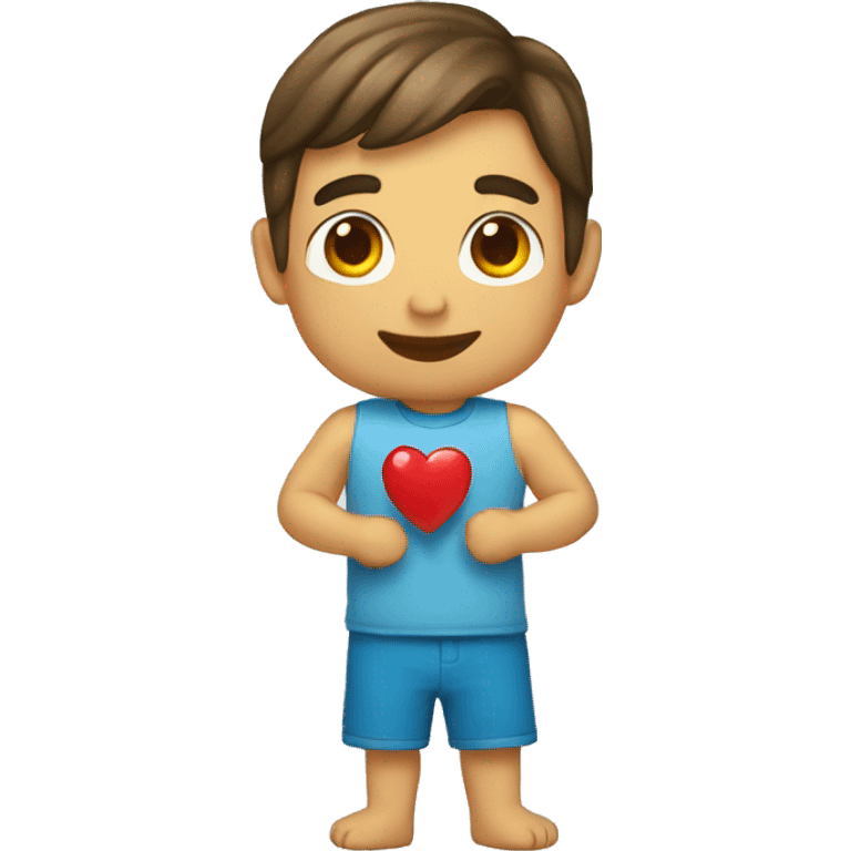 Corazón de agua emoji