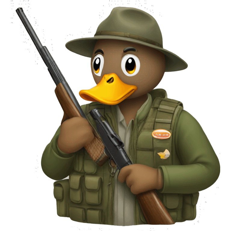 Duck hunting emoji