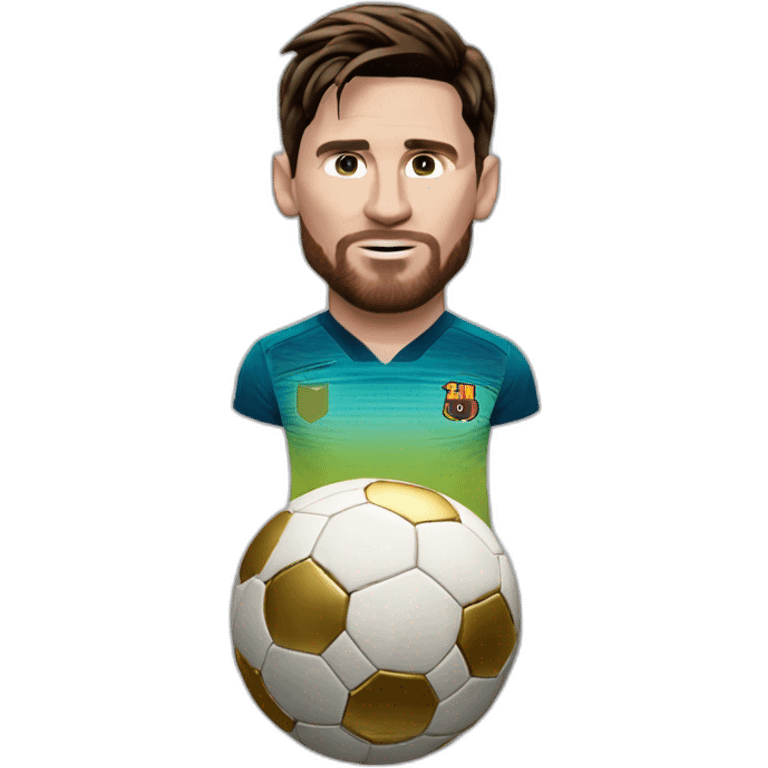 Lionel Messi ballon d'Or 2023 emoji