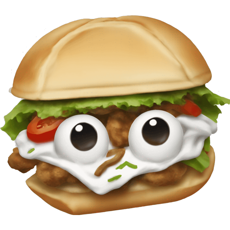 A delicious greek gyros emoji