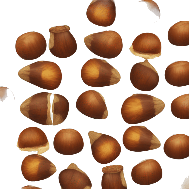 Roasted chestnuts emoji