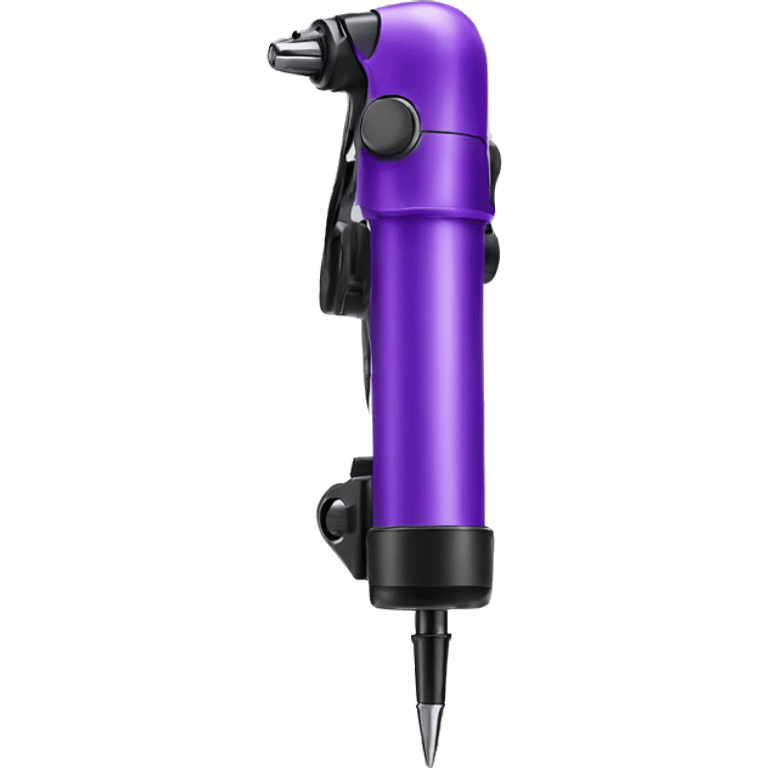 Purple wireless tattoo machine emoji