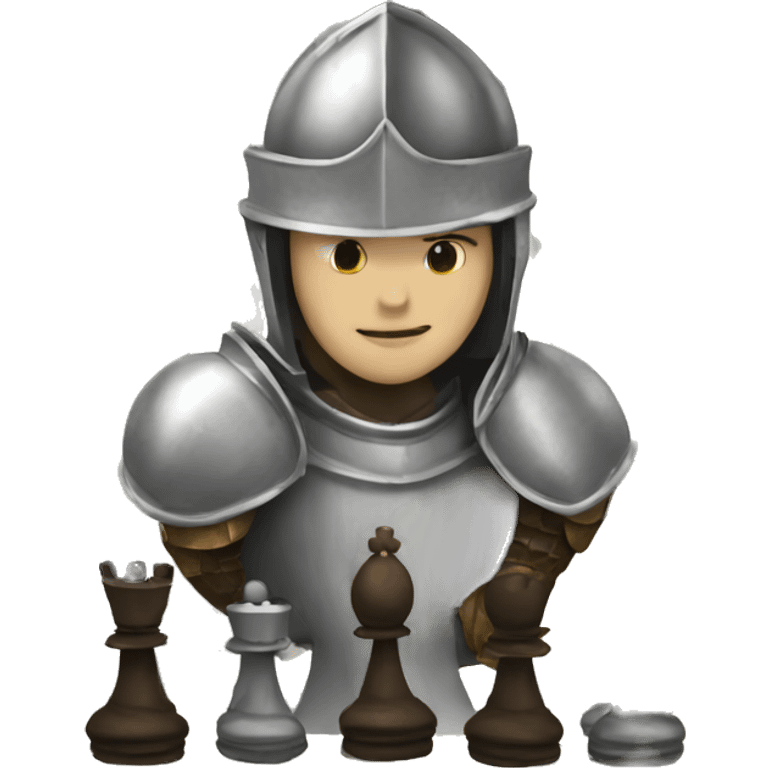 Knight in chess emoji