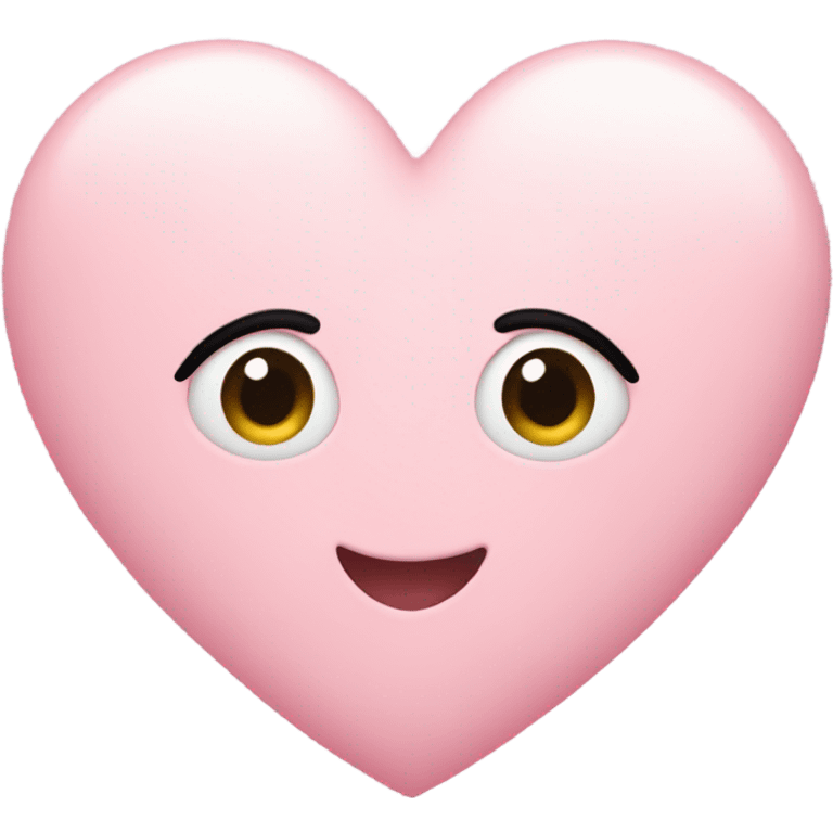 pastel pink heart  emoji