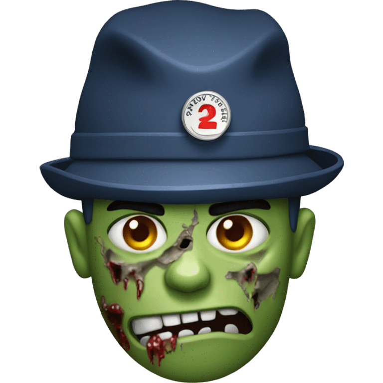 A zombie mailman  emoji