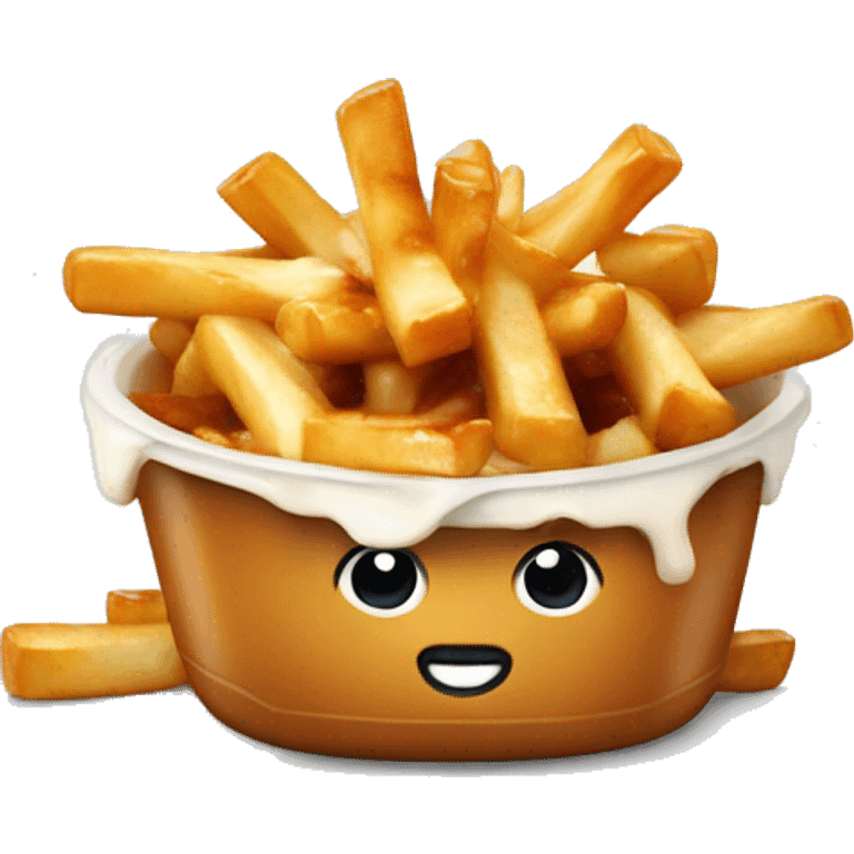 Poutine qui mange  emoji