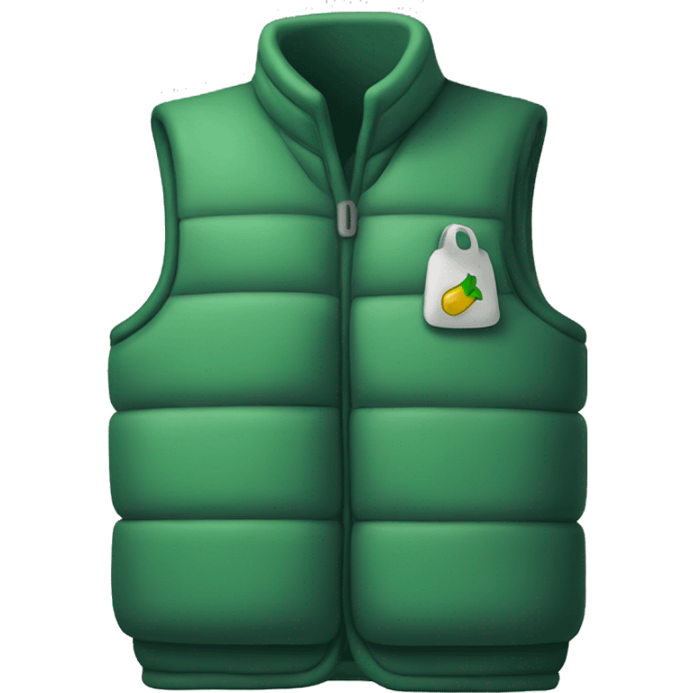 gilet with a green tick in the bottom corner emoji