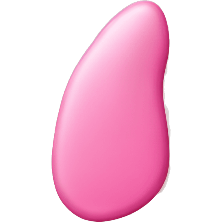 A pink Gua sha emoji