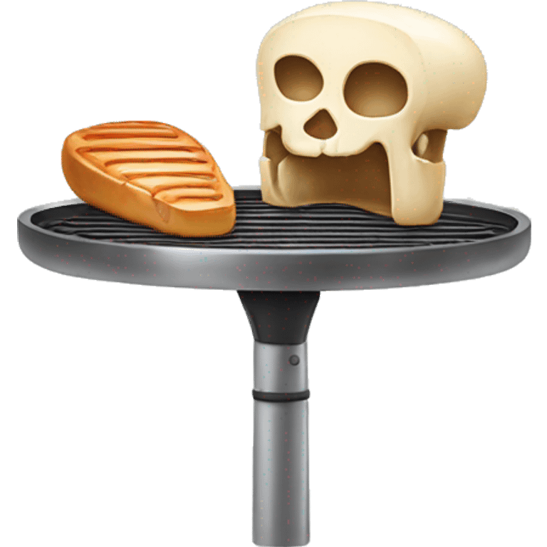 bone on grill emoji