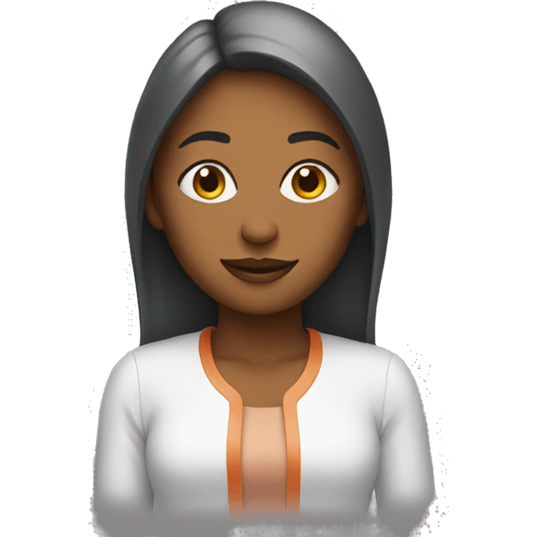 woman with a cathat emoji