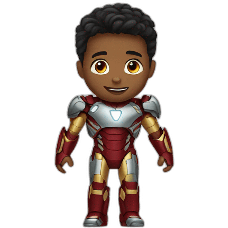 Kid iron man emoji