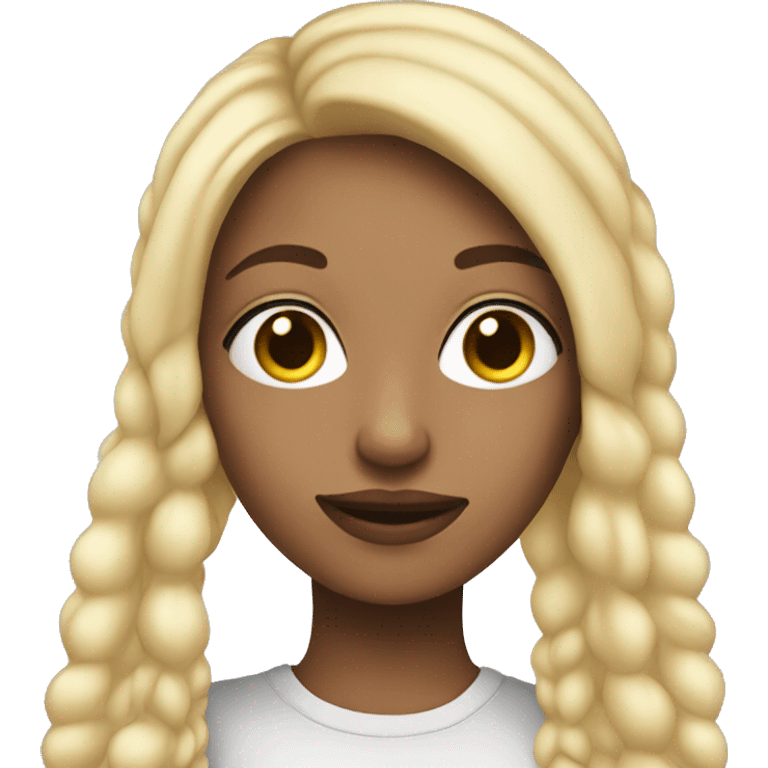 selfie of light-skinned girl emoji