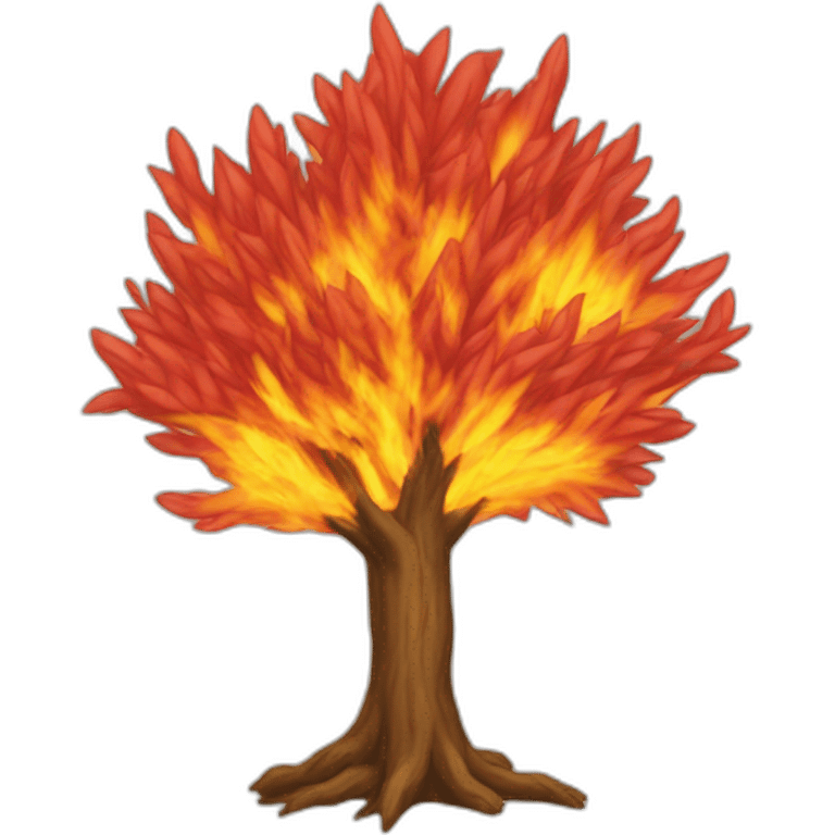 burning bush emoji