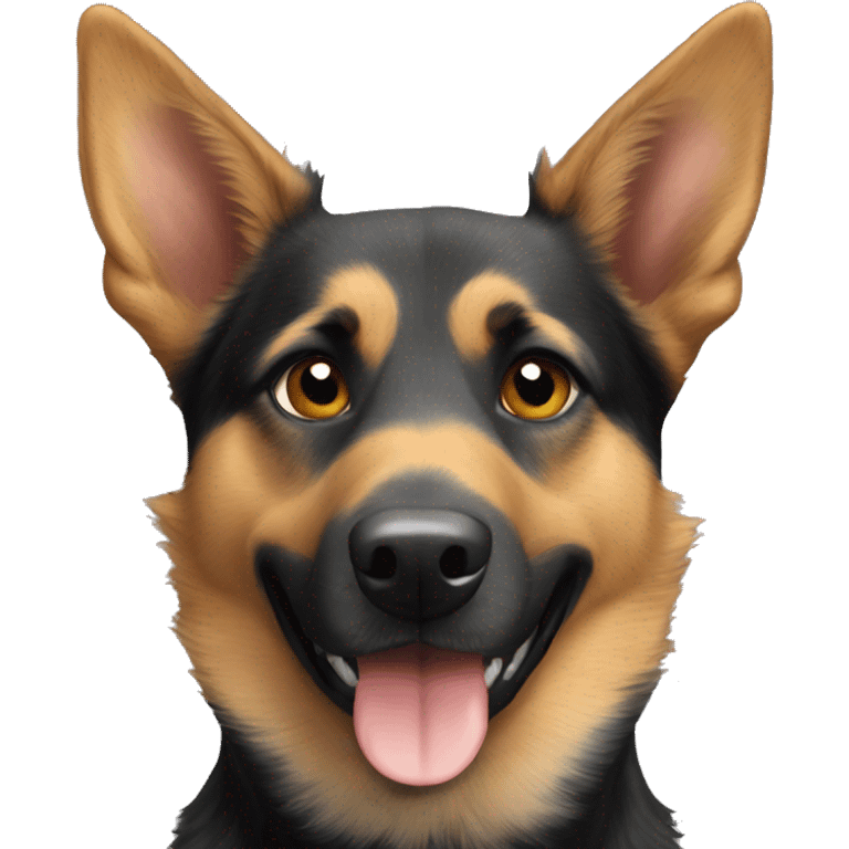 Cattle dog German shepherd mix emoji