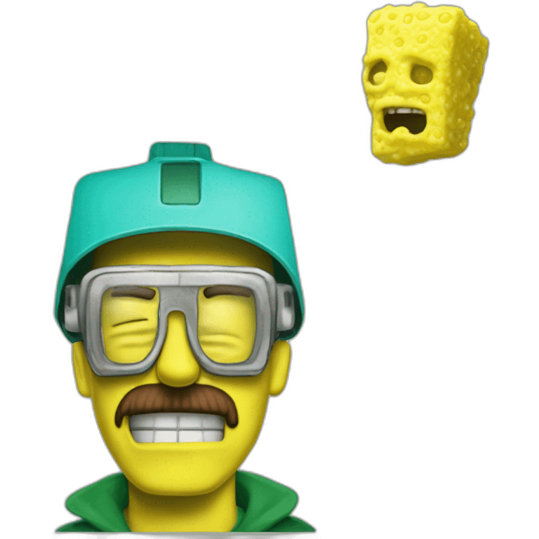 breaking bad in sponge bob emoji