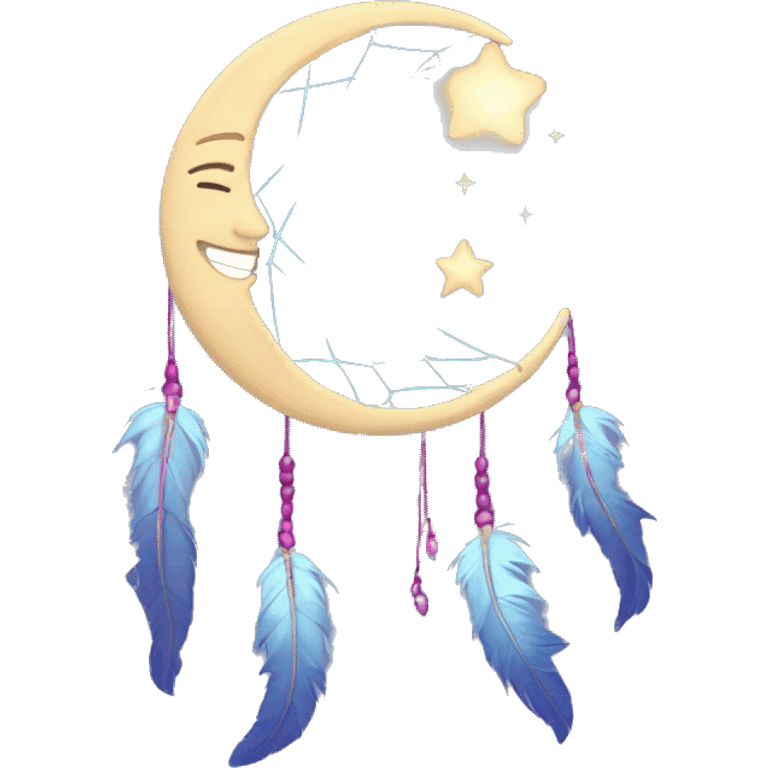 moon-and-stars-dreamcatcher emoji