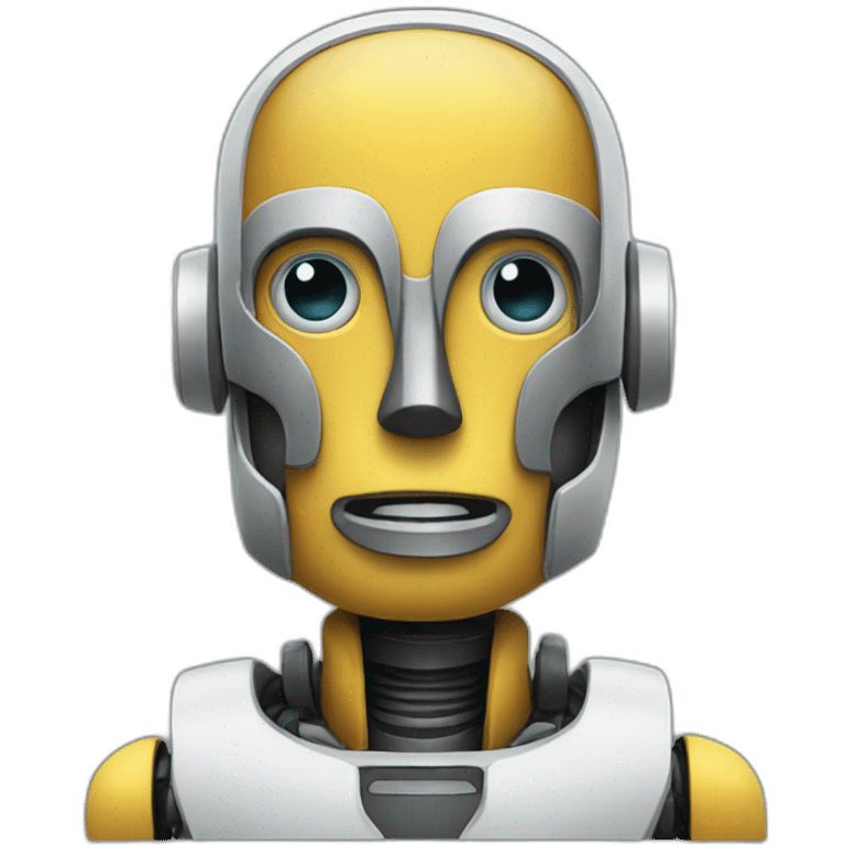 a man robot emoji