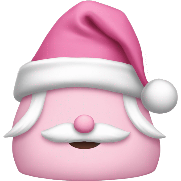 light pink santa hat emoji