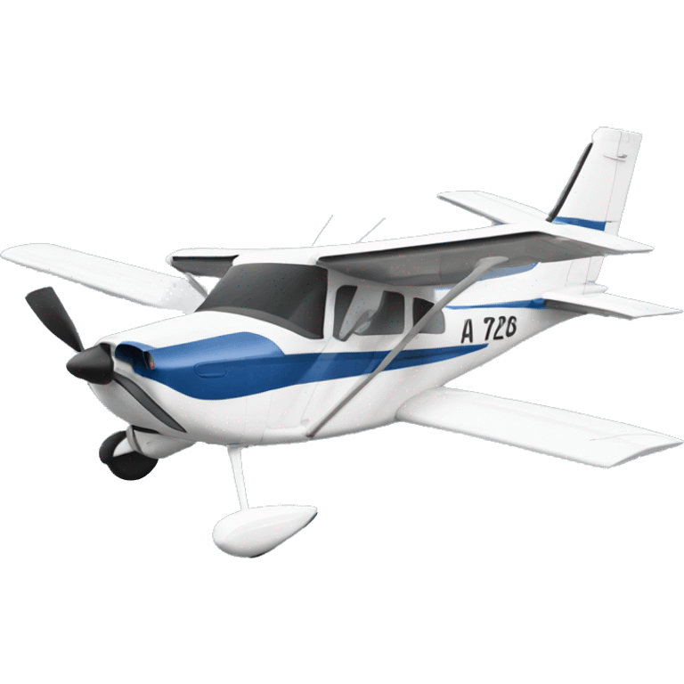 Cessna 172 without tail number  emoji