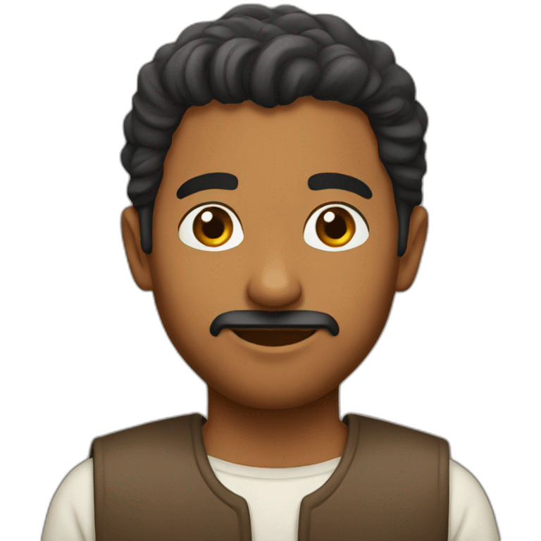 saudi brown man emoji