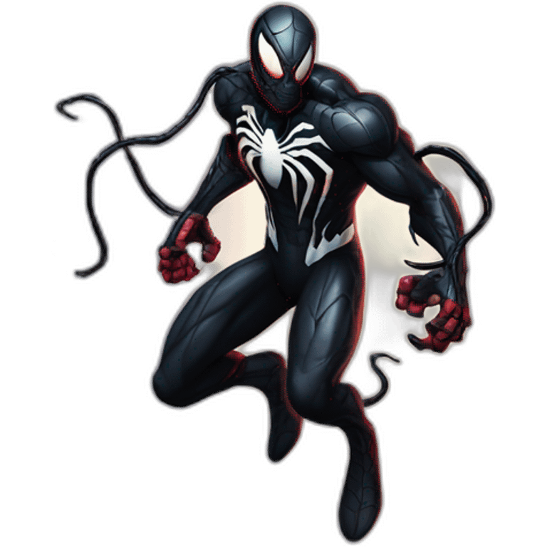 Venom combat spiderman emoji