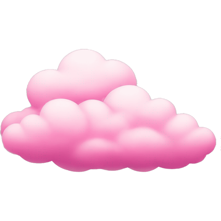 Pink clouds emoji